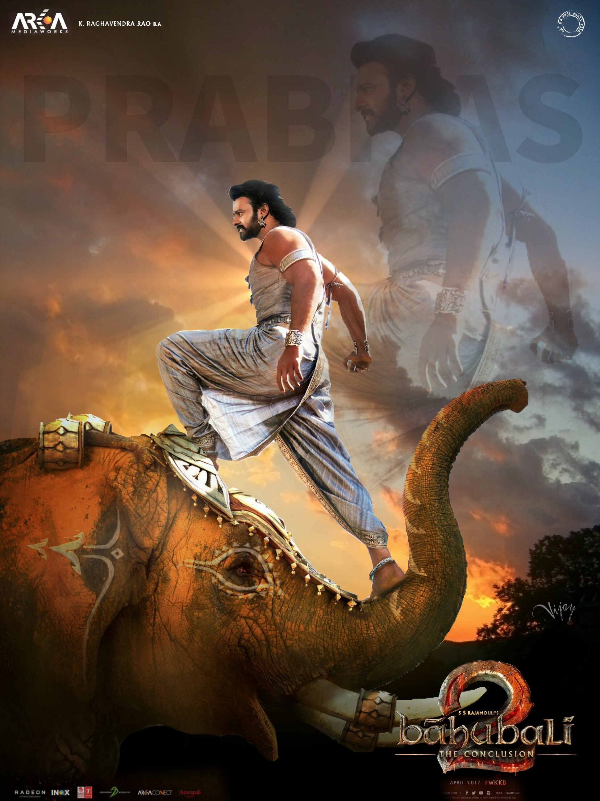 Baahubali2 Fan Made Edit Latest Poster Prabhas Actor I...